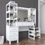 Hanah Home Mesa de Maquillaje BJ154 - 3861 Blanca con 10 Focos